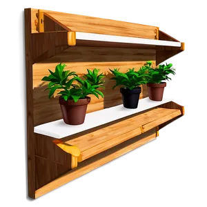 Wall Shelf For Plants PNG 51