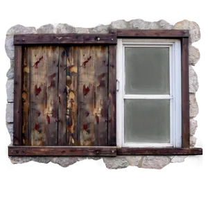 Wall With Window Opening PNG 05242024