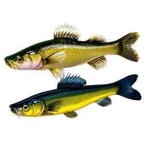 Walleye Fishing Line Png 06262024 PNG image