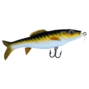 Walleye Fishing Lure Png 06282024 PNG image