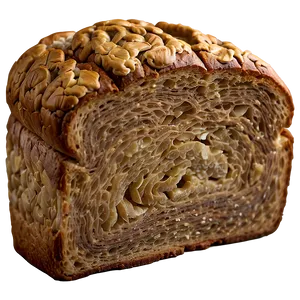 Walnut Bread Slice PNG Kii
