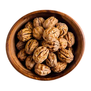 Walnut In Bowl PNG Nob