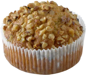 Walnut Topped Muffin PNG image