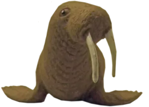 Walrus Figurine Isolated.png PNG image