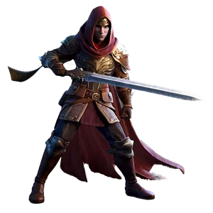Wanderer In Battle PNG 06212024