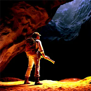 Wanderer In Cave PNG Jgf
