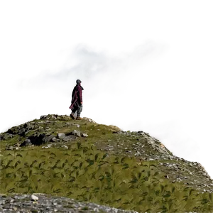 Wanderer On Mountain Png 5 PNG image