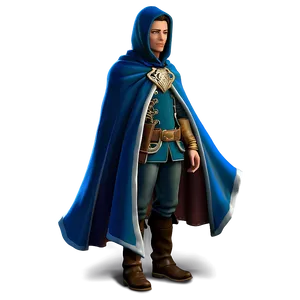 Wanderer With Cloak PNG 80