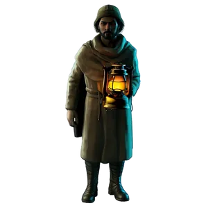 Wanderer With Lantern Png 06212024 PNG image