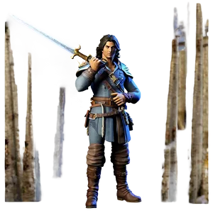 Wanderer With Sword Png 79 PNG image