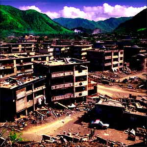War-destroyed Urban Area PNG Ugl PNG