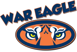War Eagle Football Logo PNG