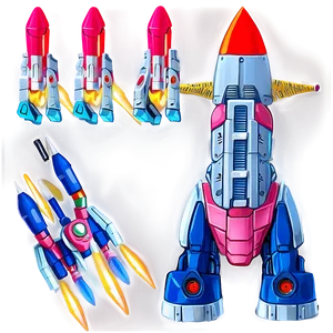War Machine With Rockets PNG 17