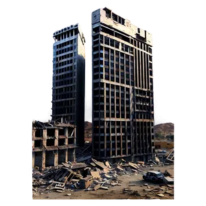 War-torn City Destruction Png Lrk76 PNG image