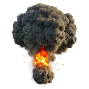 War Zone Bomb Explosion Png 04302024 PNG image