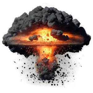 War Zone Bomb Explosion Png Eko PNG image