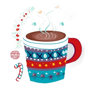 Warm Christmas Eve Hot Cocoa PNG Jdk48 PNG