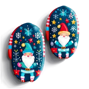 Warm Noel Mittens PNG 83
