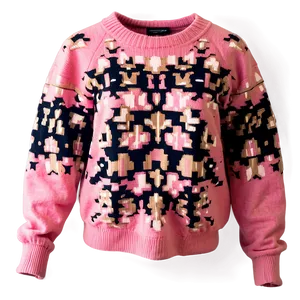 Warm Pink Sweater Png Rnb39 PNG image