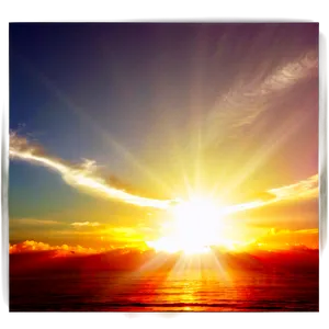 Warm Radiant Sunrise Png 79 PNG image