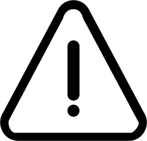 Warning Sign Outline PNG