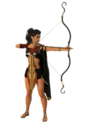 Warrior Archer Woman Fantasy Art