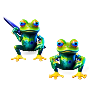 Warrior Frog Cartoon PNG 86 PNG