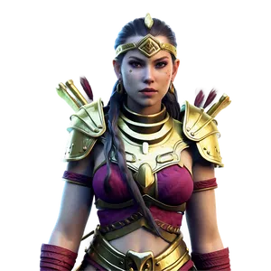 Warrior Goddess Artwork PNG 06252024