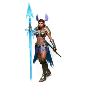 Warrior Goddess Artwork PNG 06252024