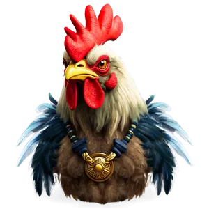 Warrior Rooster Fantasy PNG Mum48 PNG