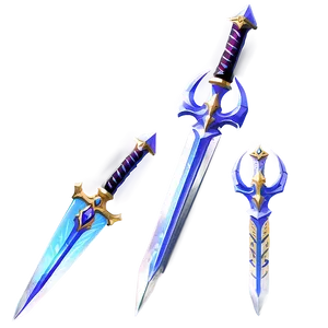 Warrior's Diamond Sword PNG 7