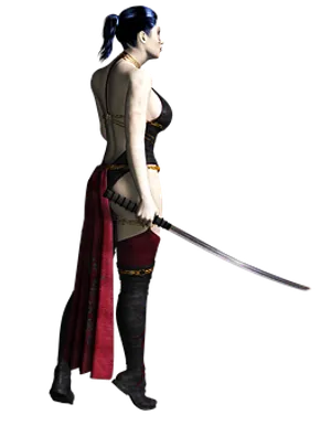 Warrior Woman With Sword