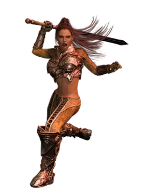 Warrior Womanin Armor