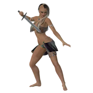 Warrior Womanwith Sword