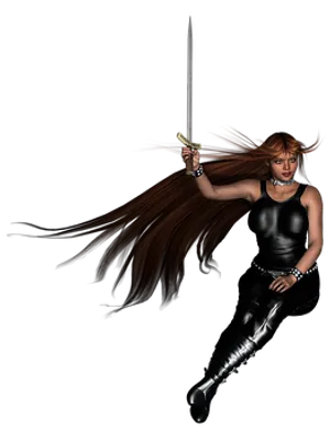 Warrior Womanwith Sword
