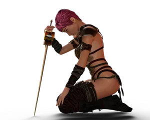 Warrior Womanwith Sword