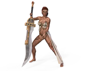 Warrior Womanwith Sword