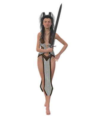 Warrior Womanwith Sword