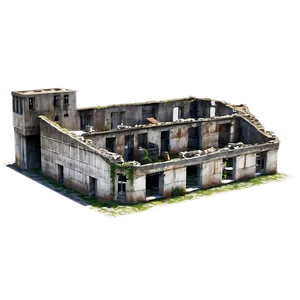 Wartime Ruined Building PNG 15 PNG