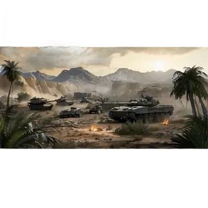 Warzone Battle Landscape PNG Vyg PNG