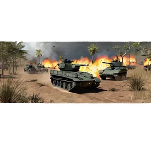 Warzone Battle Landscape Png Xig PNG image