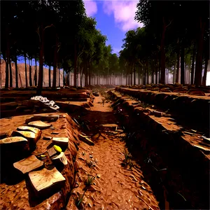 Warzone Battlefield Trench PNG Fyr PNG