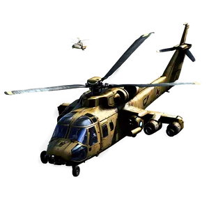 Warzone Military Helicopter Png Ops PNG image