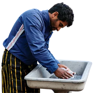 Washing Hands After Outdoor PNG Pjt