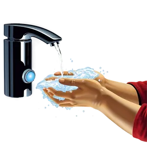 Washing Hands In Running Water PNG 32 PNG