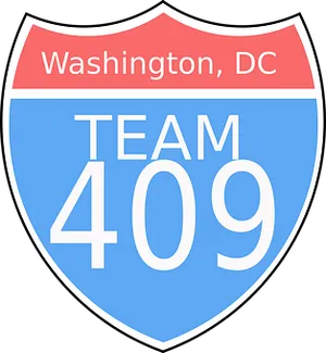 Washington D C Team409 Badge PNG image