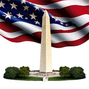 Washington Monument 4th Of July Theme PNG 68 PNG