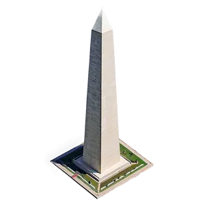 Washington Monument Aerial View PNG Tgj