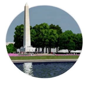 Washington Monument And Capitol Hill Combo PNG Ikn PNG
