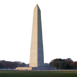 Washington Monument Foggy Morning PNG Ekh